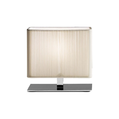 Clavius Table Lamp in White/Chrome (Extra Small).