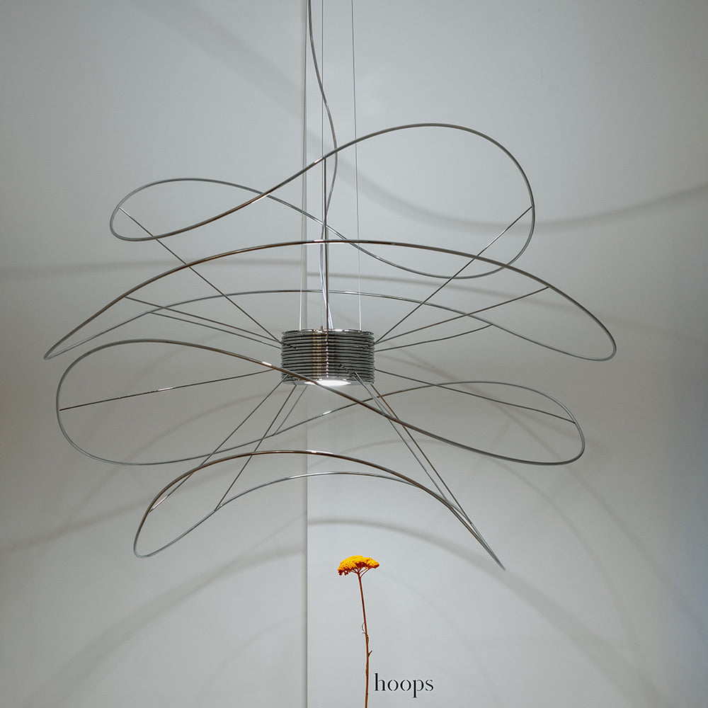 Hoops LED Pendant Light in Detail.
