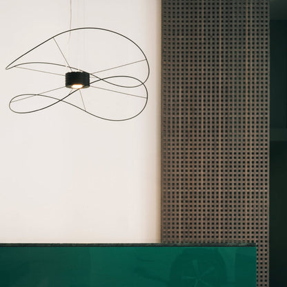 Hoops LED Pendant Light in Detail.