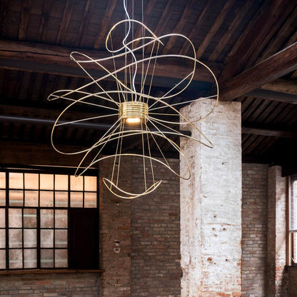 Hoops LED Pendant Light in store.