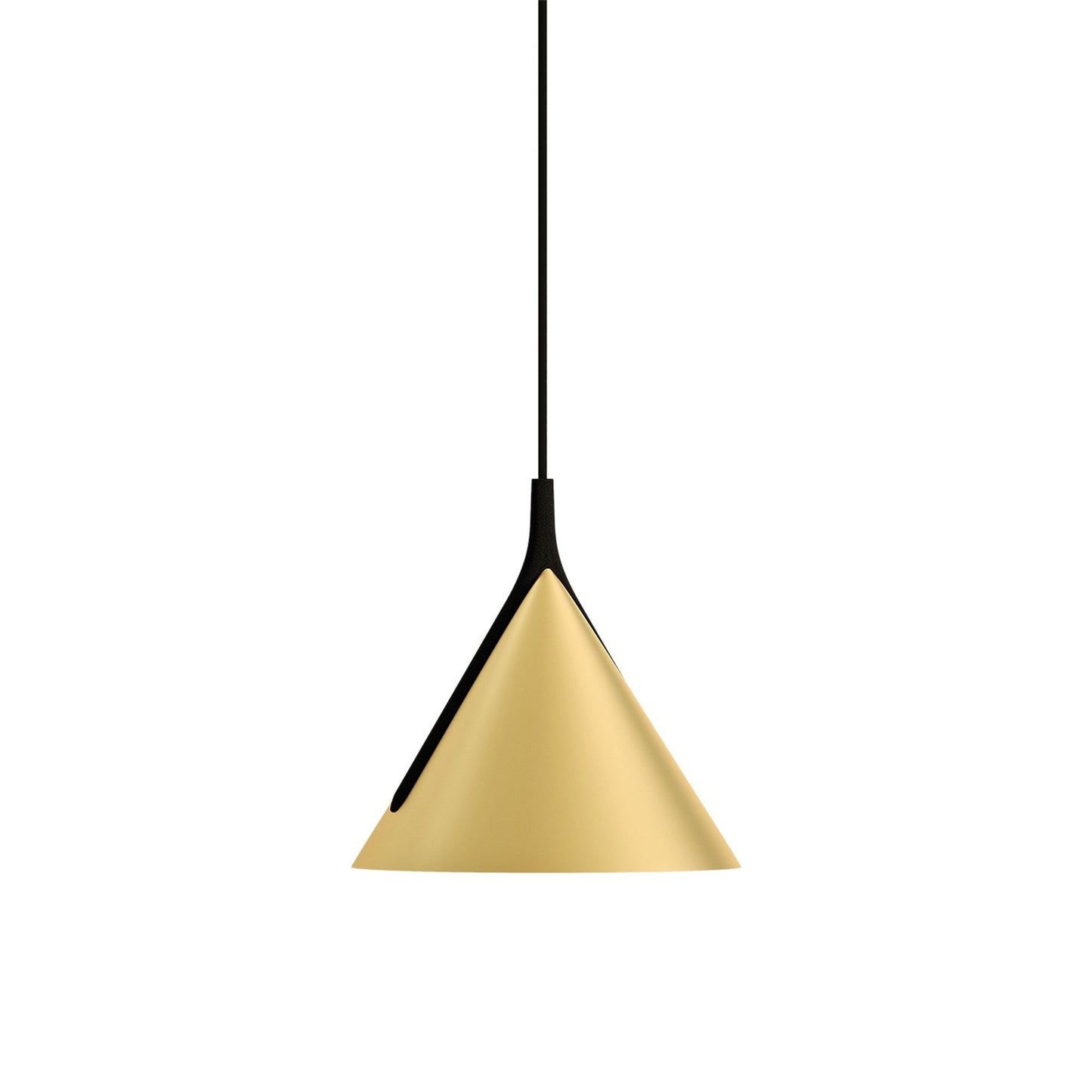 Jewel Mono LED Pendant Light in Gold/Black.