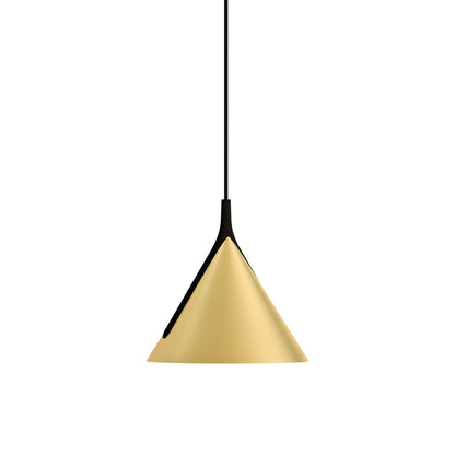Jewel Mono LED Pendant Light in Gold/Black.