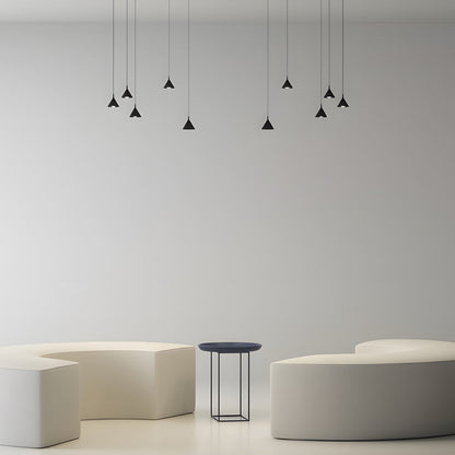 Jewel Mono LED Pendant Light in living room.