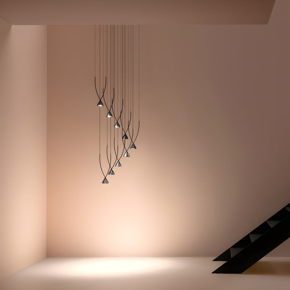 Jewel Round LED Pendant Light in Detail.