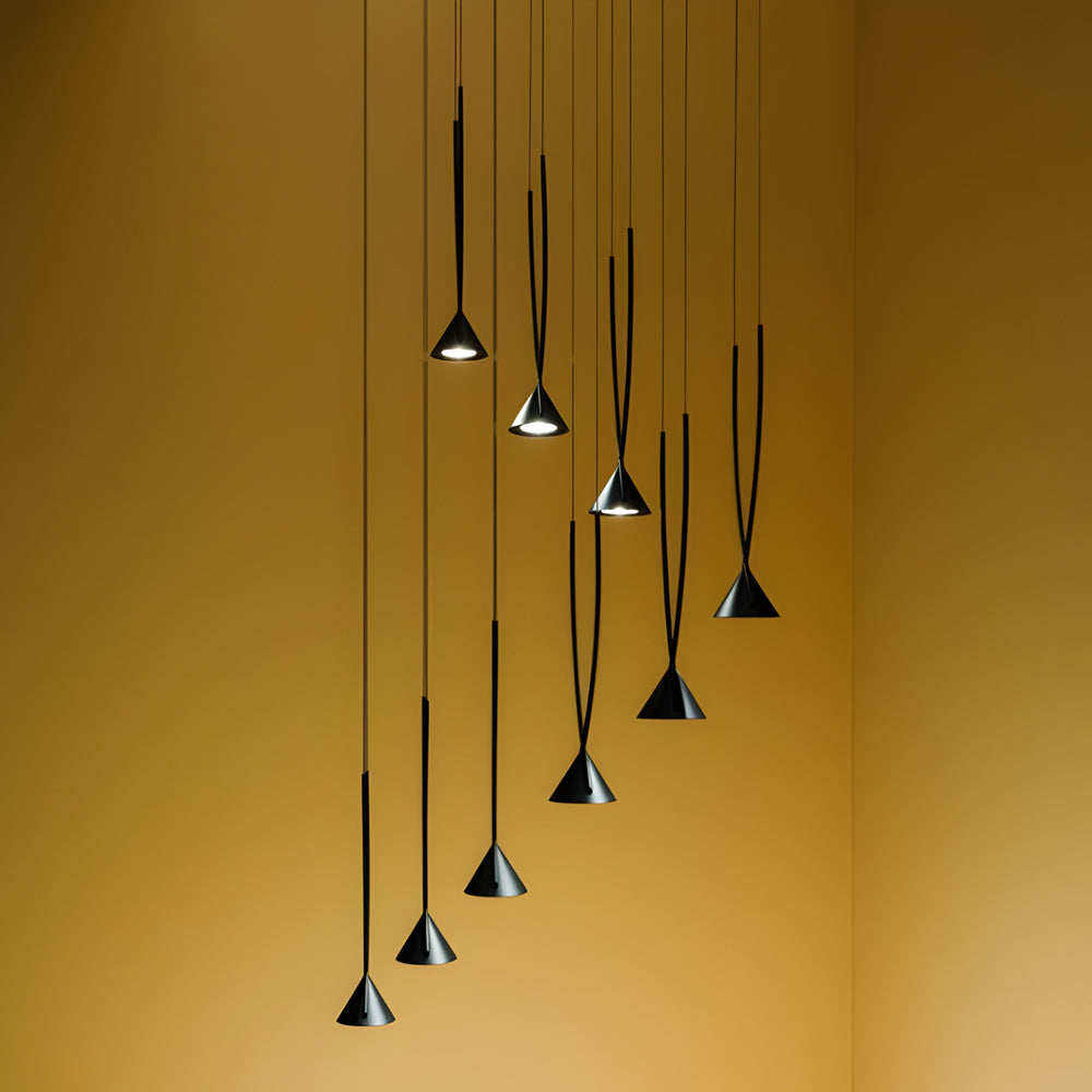 Jewel Round LED Pendant Light in Detail.