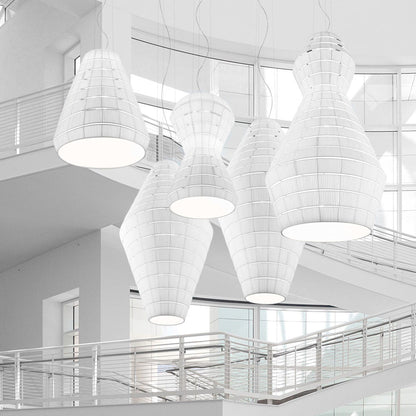 Layers B Pendant Light in stairway.