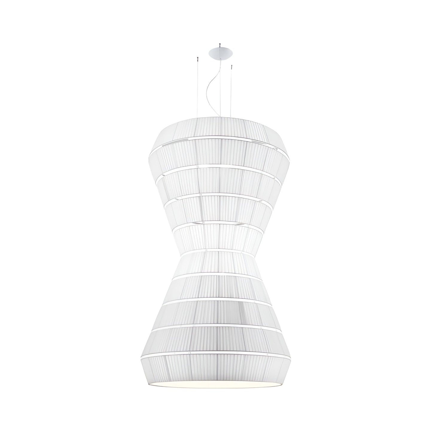 Layers F Pendant Light in White.