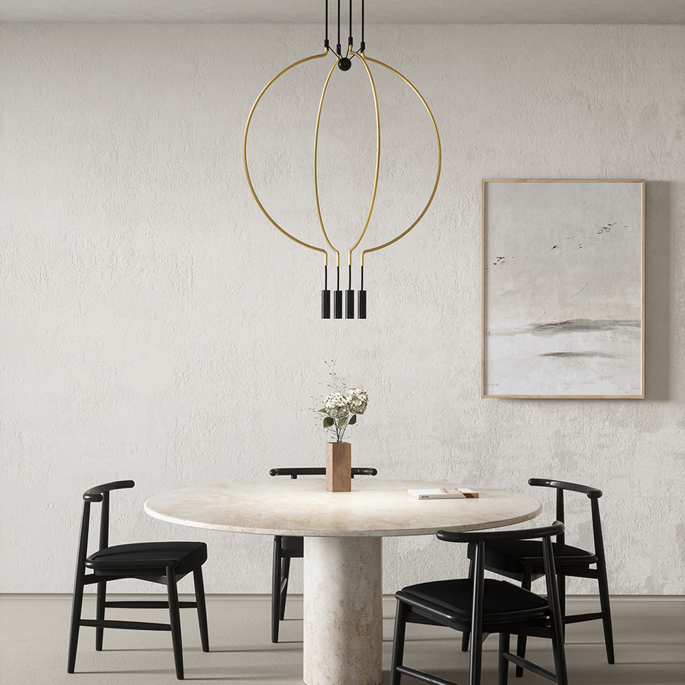 Liaison LED Pendant Light in living room.