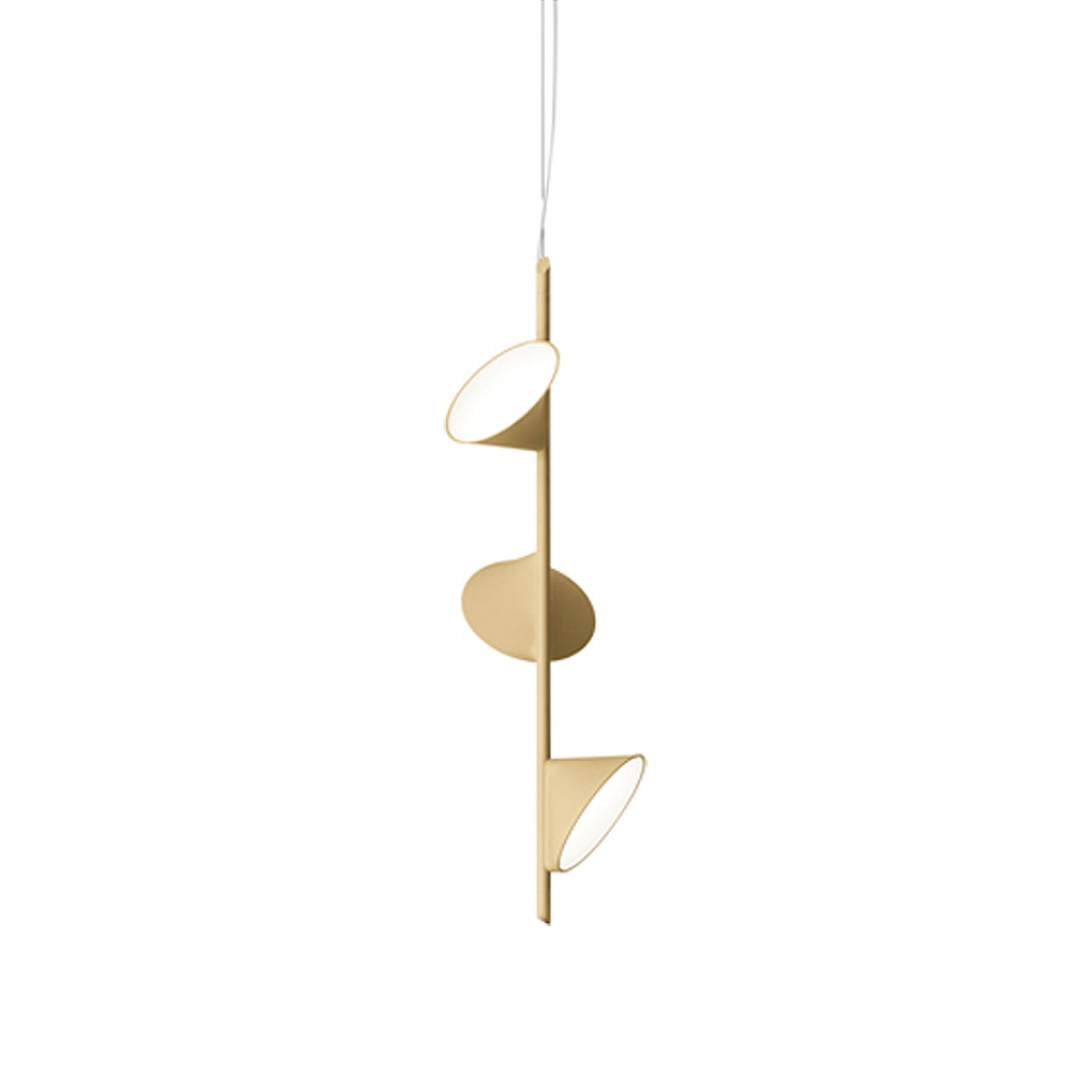 Orchid LED Pendant Light in Sand.