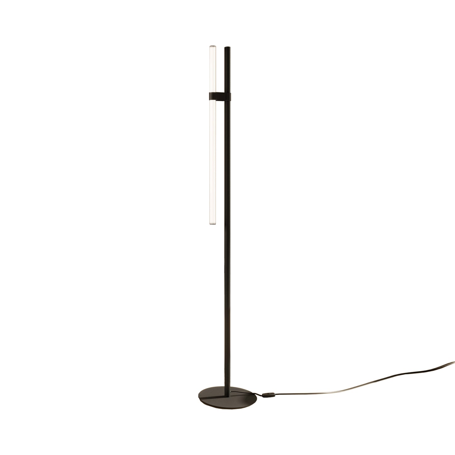Paralela LED Floor Lamp in Black.
