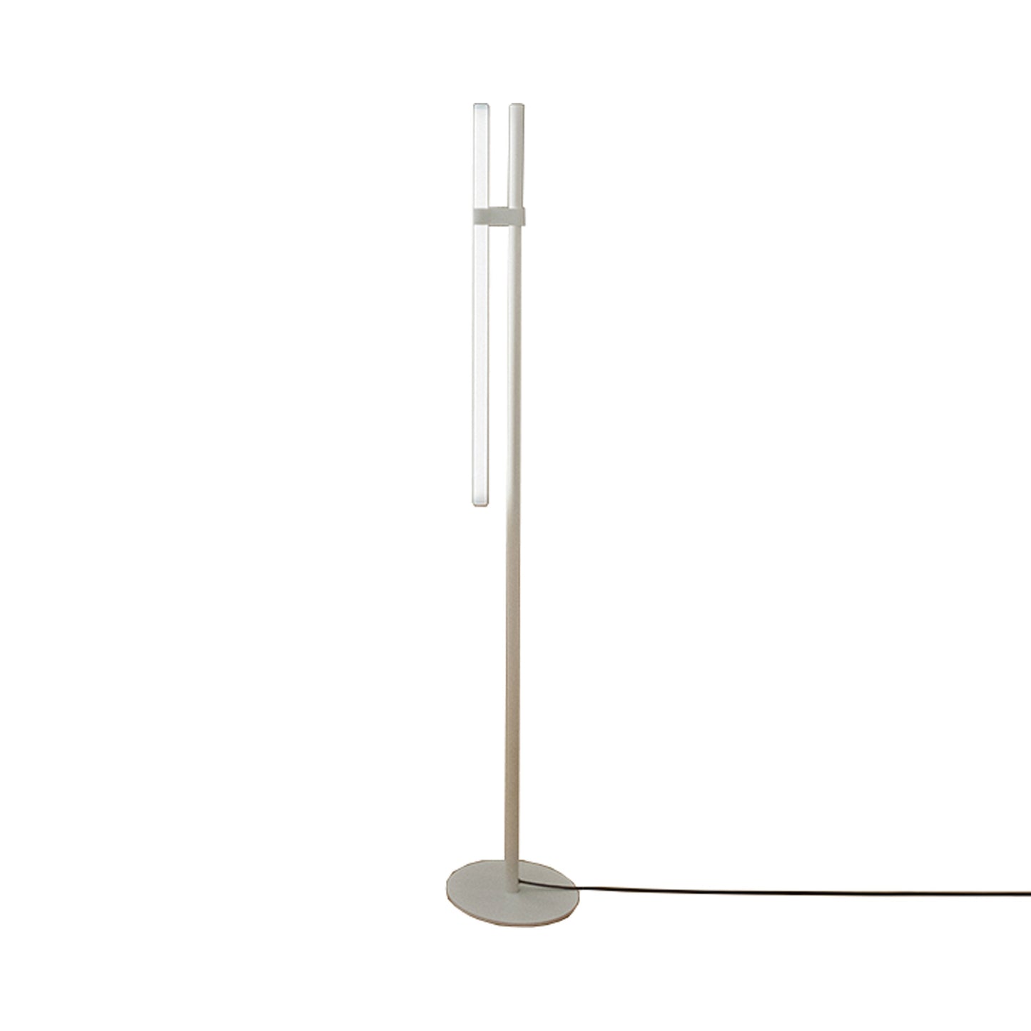 Paralela LED Floor Lamp in White.