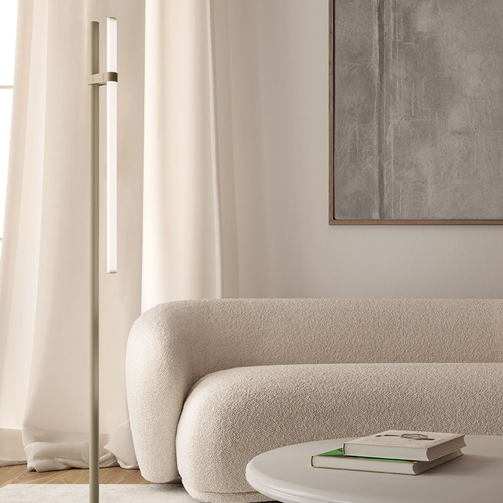 Paralela LED Floor Lamp in living room.