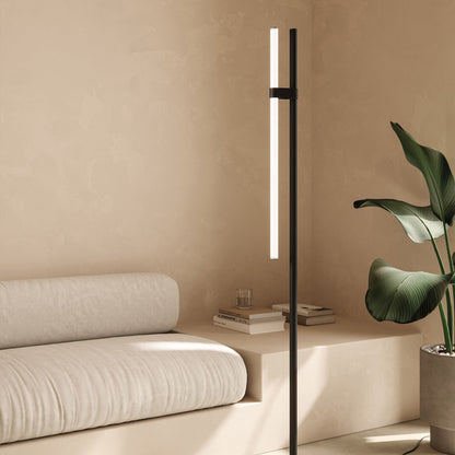 Paralela LED Floor Lamp in living room.