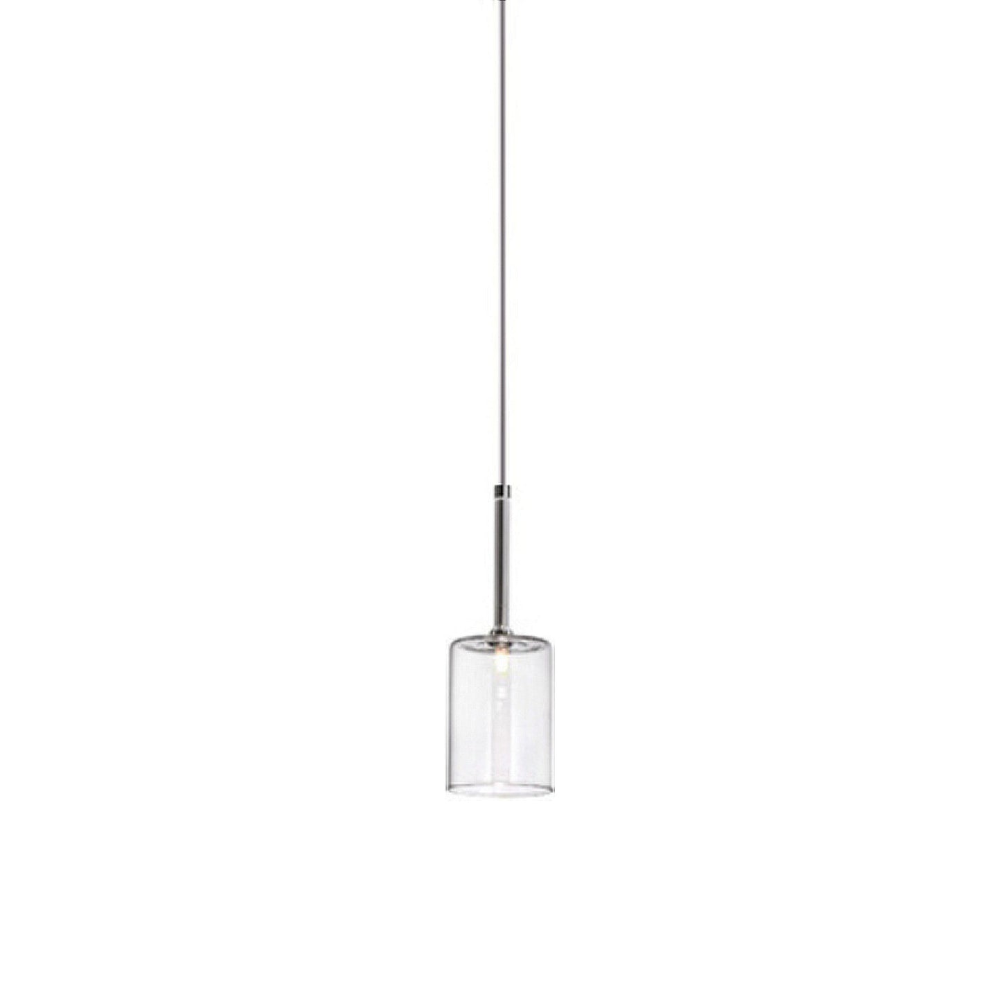 Spillray Plus LED Pendant Light in Crystal (3.13"D X 13.88"H).
