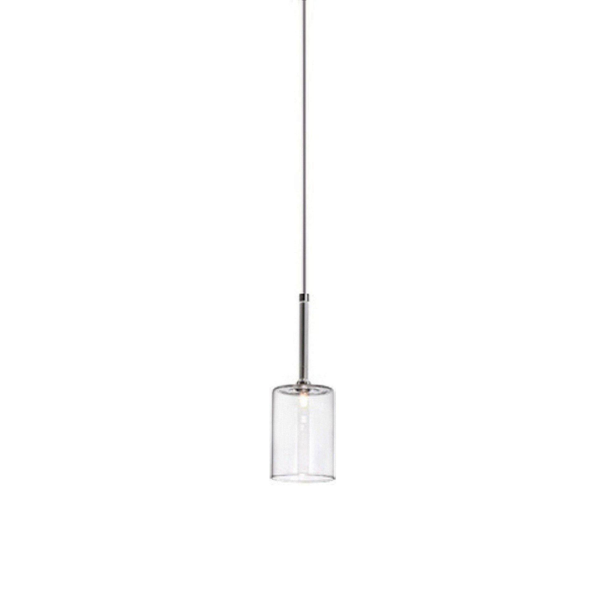 Spillray Plus LED Pendant Light in Crystal (3.13"D X 13.88"H).