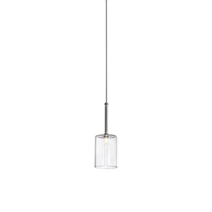 Spillray Plus LED Pendant Light in Crystal (3.13"D X 13.88"H).