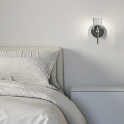 Spillray Wall Light in bedroom.