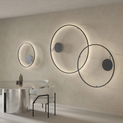 U-Light LED Ceiling / Wall Light in dining room.