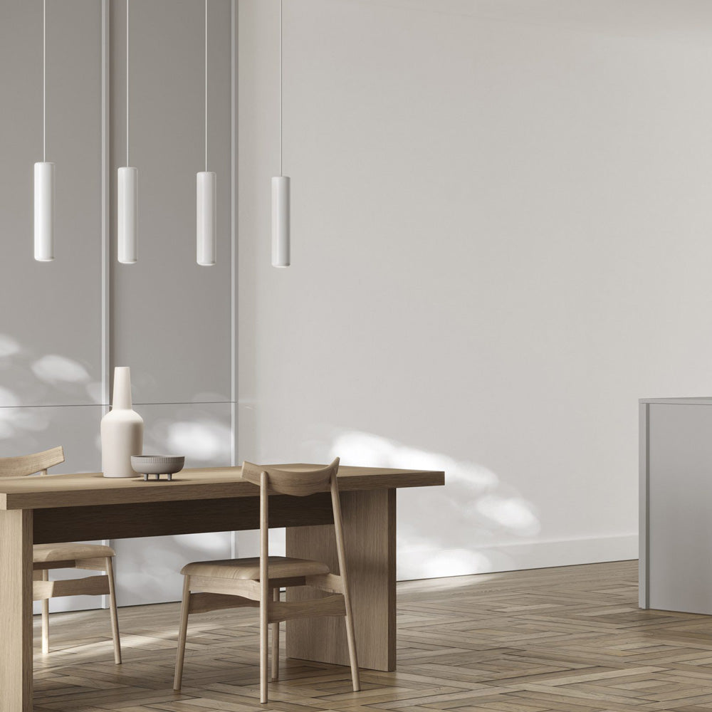 Urban Mini LED Pendant Light in dining room.