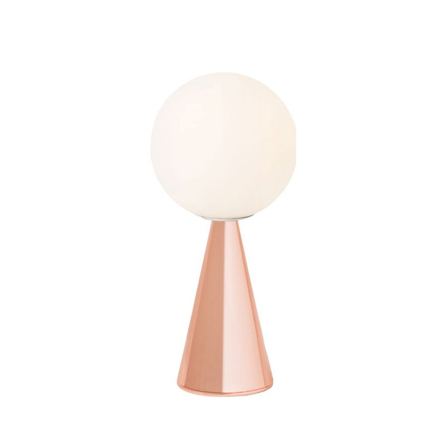 Bilia Table Lamp in Glossy Copper (Large).