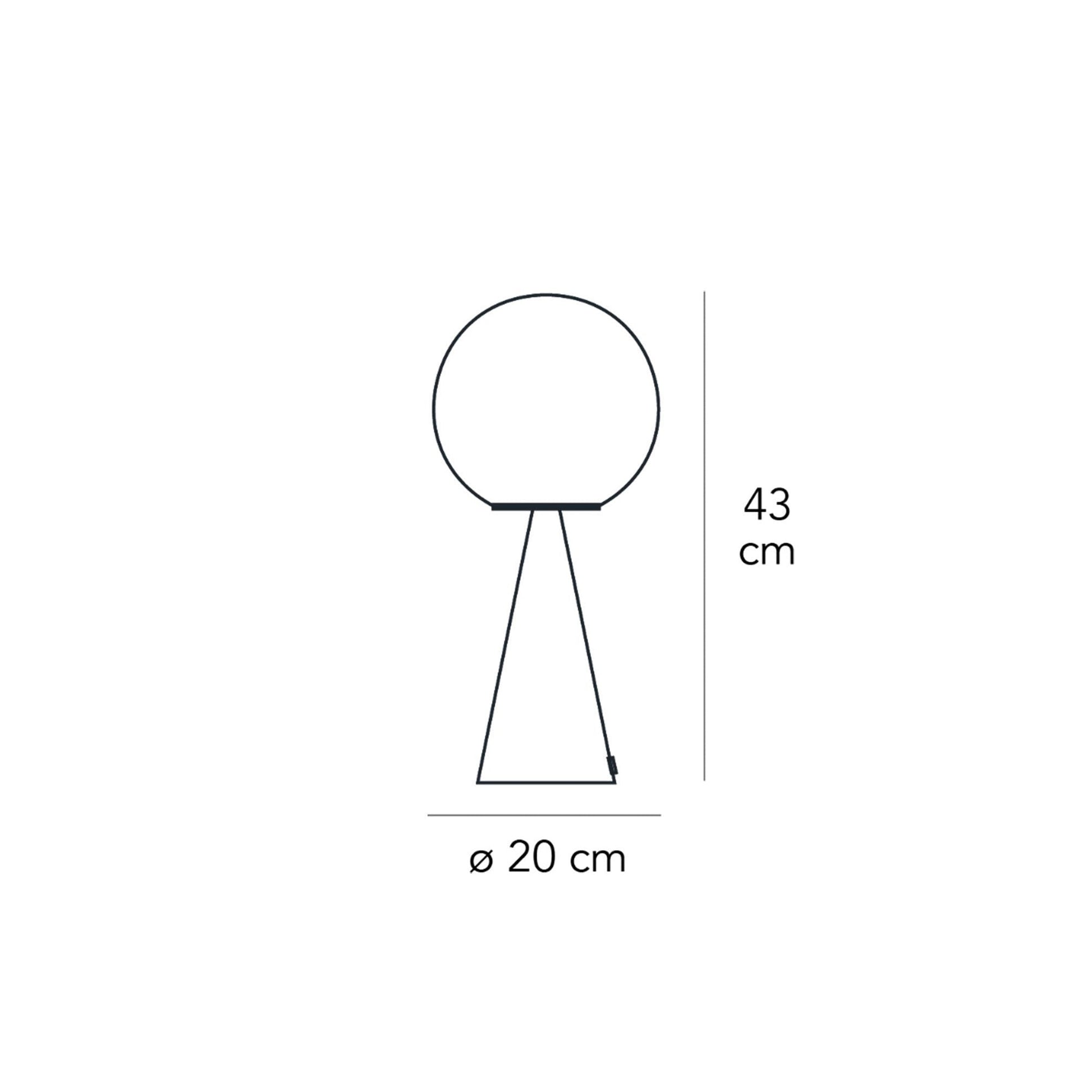 Bilia Table Lamp - line drawing.