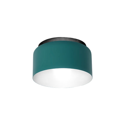 Aspen C40 Semi Flush Mount Ceiling Light in Turquoise (Tall).