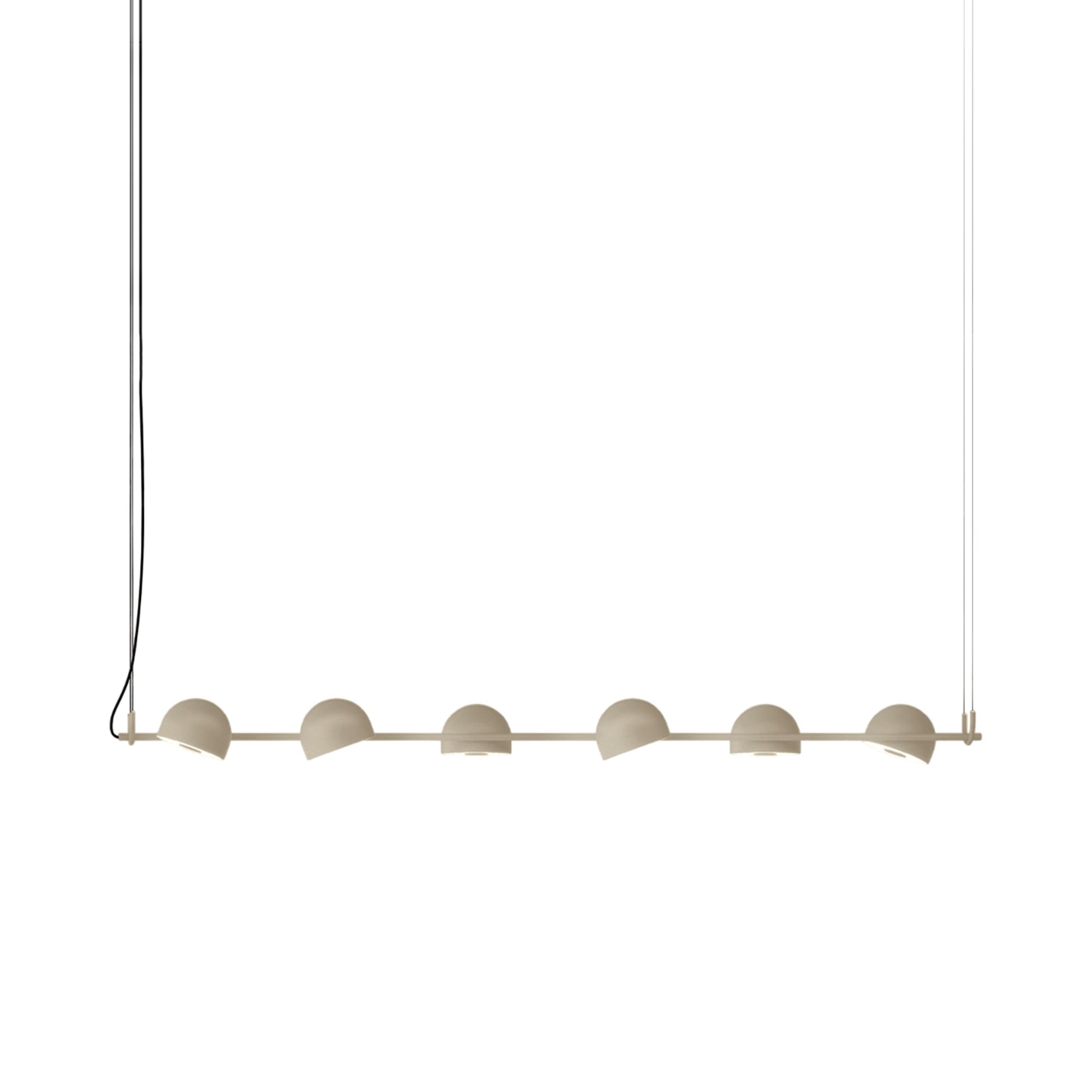 Bowee S6 LED Pendant Light in Beige.