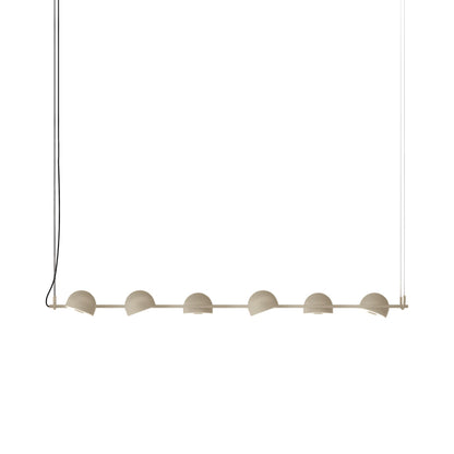 Bowee S6 LED Pendant Light in Beige.