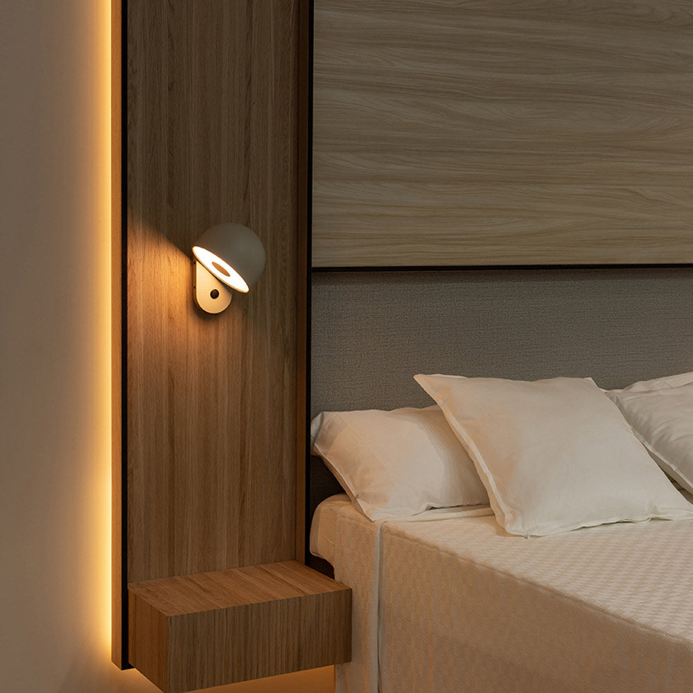 Bowee W3 LED Wall Light in bedroom.