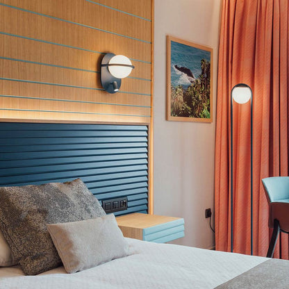 C_Ball W Wall Light in bedroom.