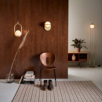 C_Ball W Wall Light in living room.