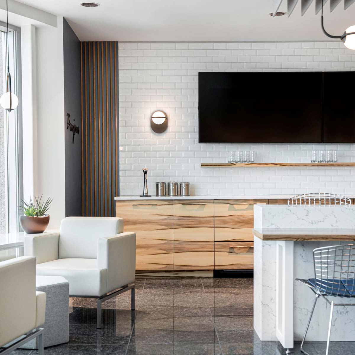 C_Ball W Wall Light in living room.