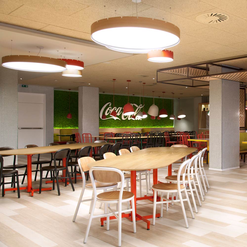 Castle S LED Pendant Light in restaurant.