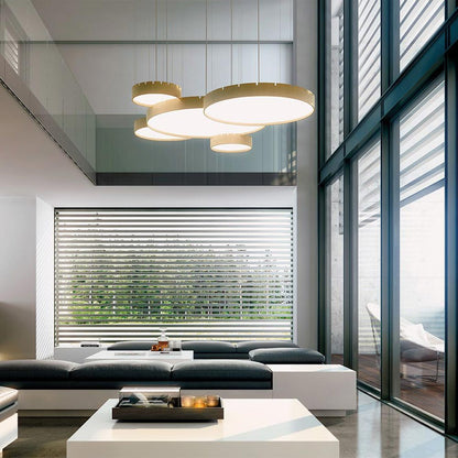 Castle S LED Pendant Light in living room.