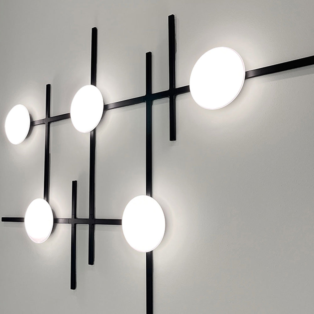 Crosshatch LED Ceiling / Wall Light in Detail.