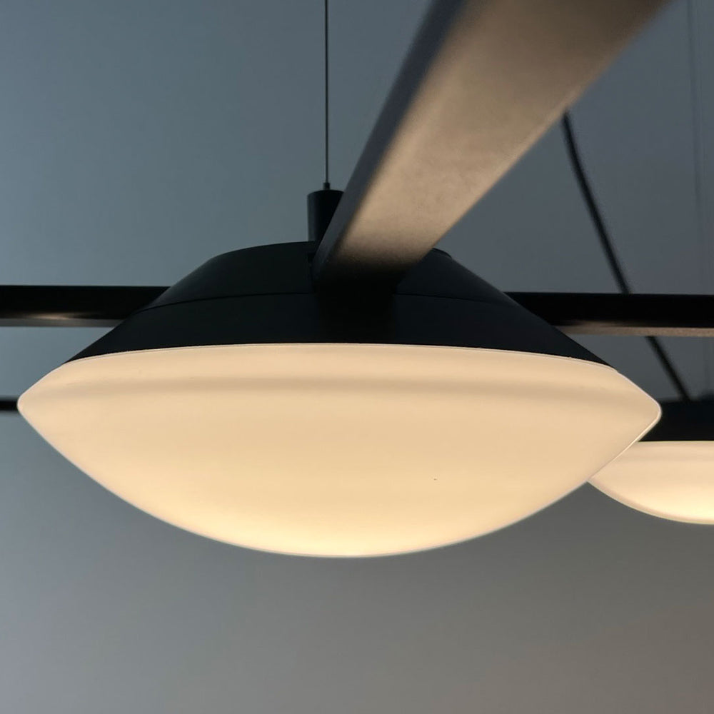 Crosshatch LED Pendant Light in Detail.