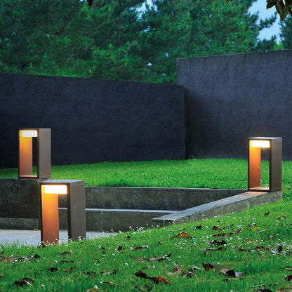 Frame Outdoor Bollard in Outside Area.