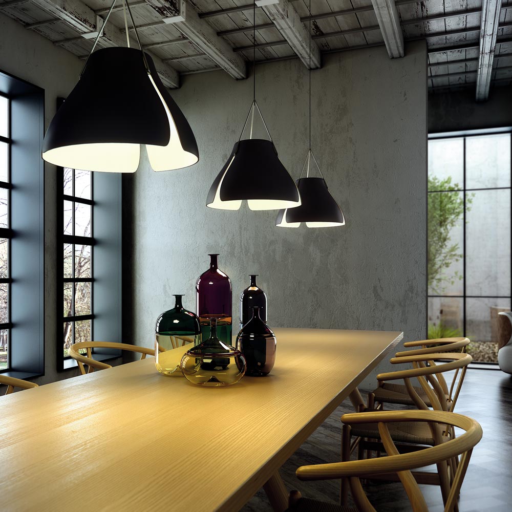 Ginkgo Pendant Light in dining room.