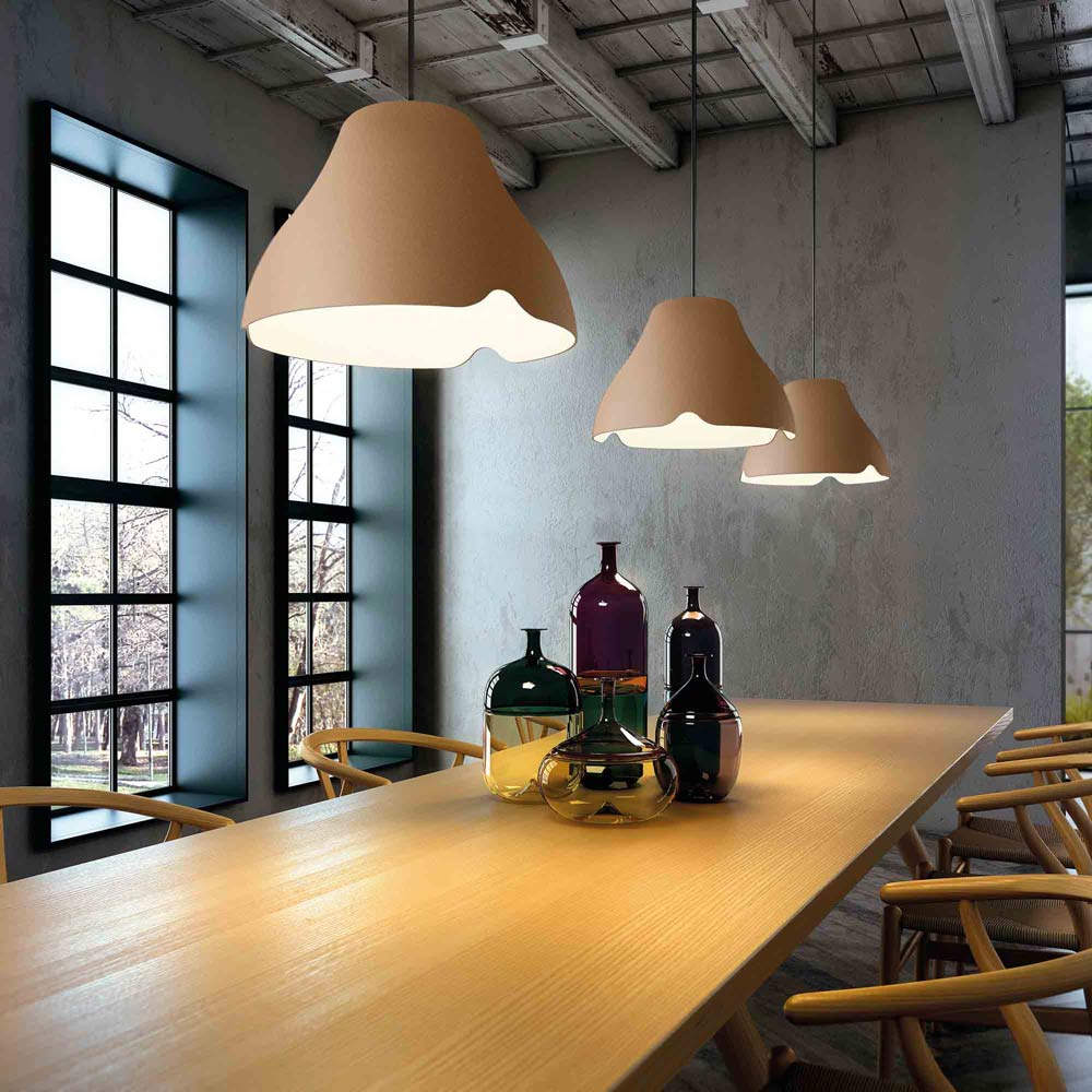 Ginkgo Pendant Light in dining room.
