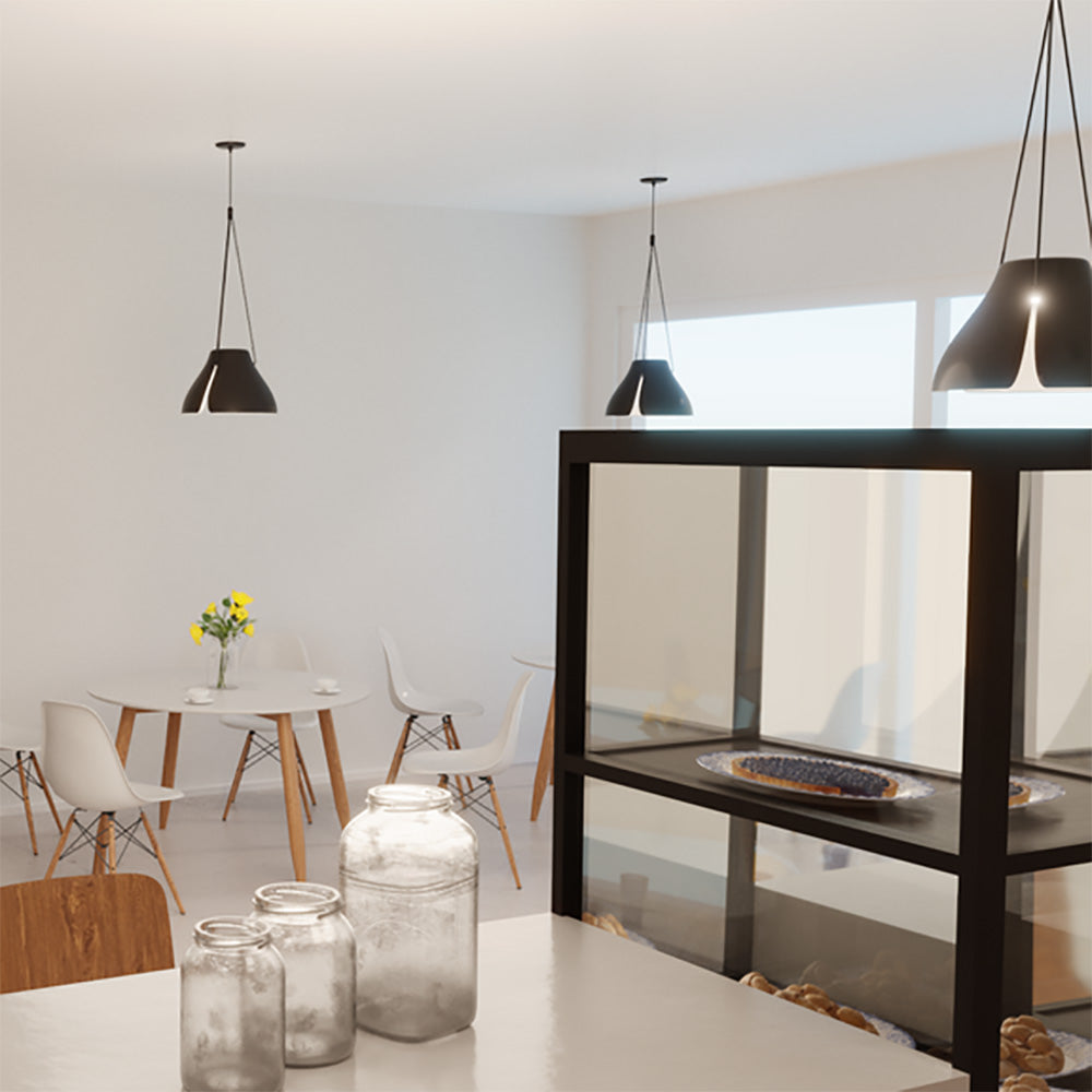 Ginkgo Pendant Light in restaurant.