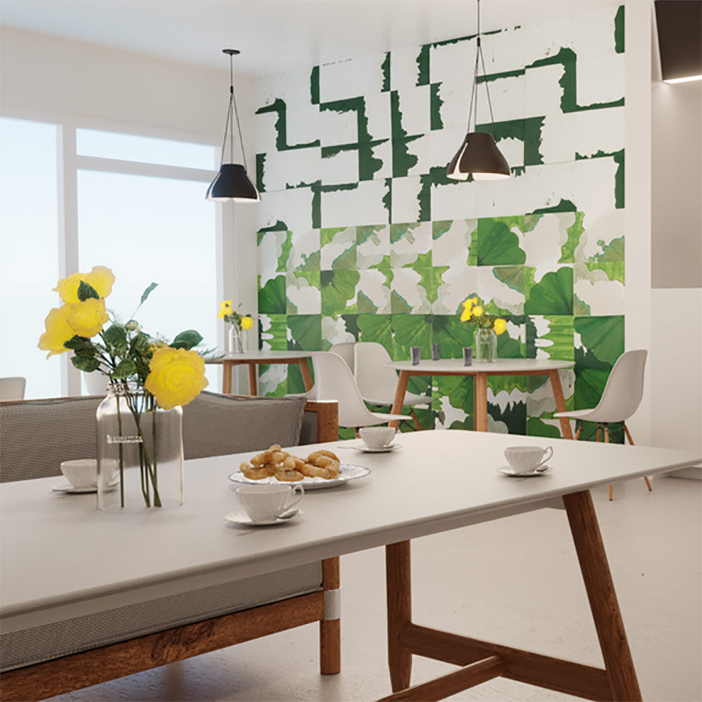 Ginkgo Pendant Light in restaurant.