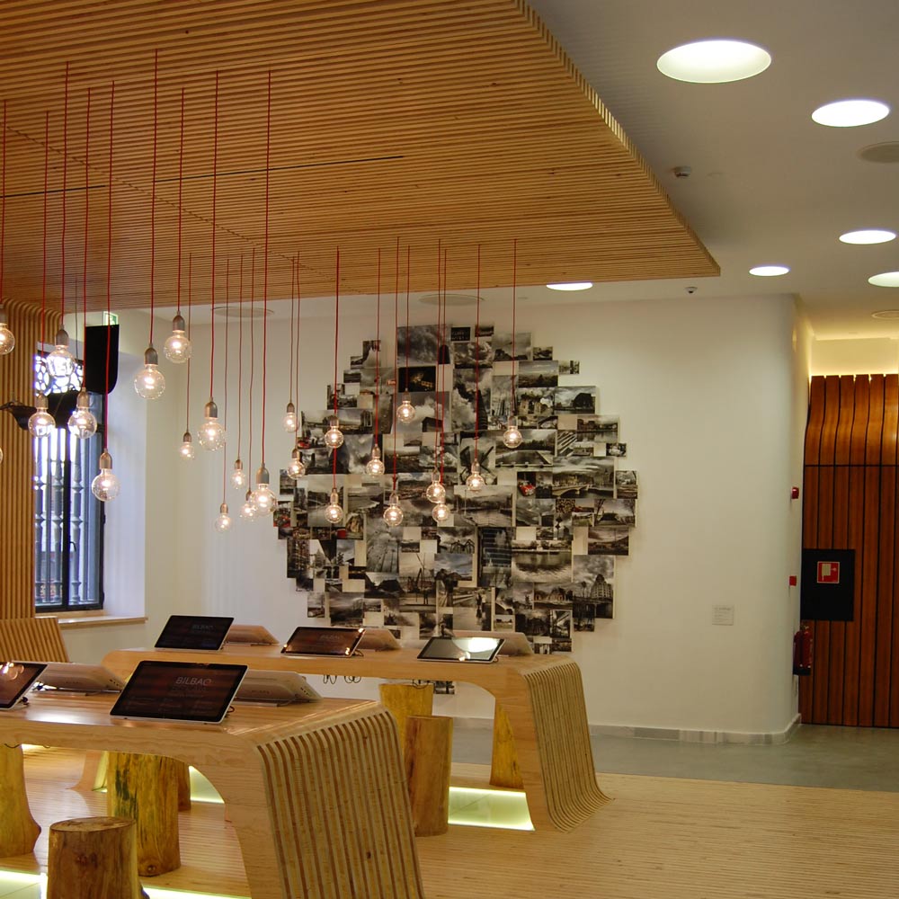 Ilde S1 Pendant Light in office.