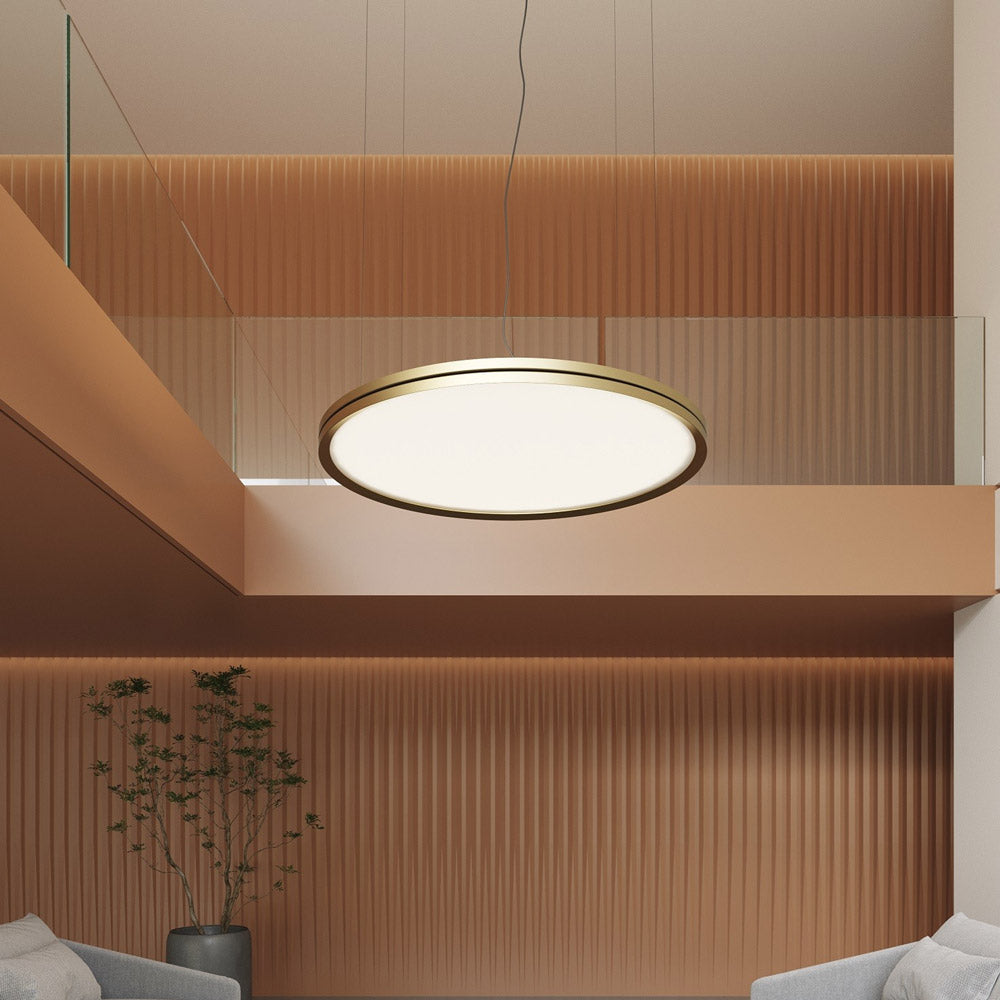 Lite Hole S LED Pendant Light in living room.