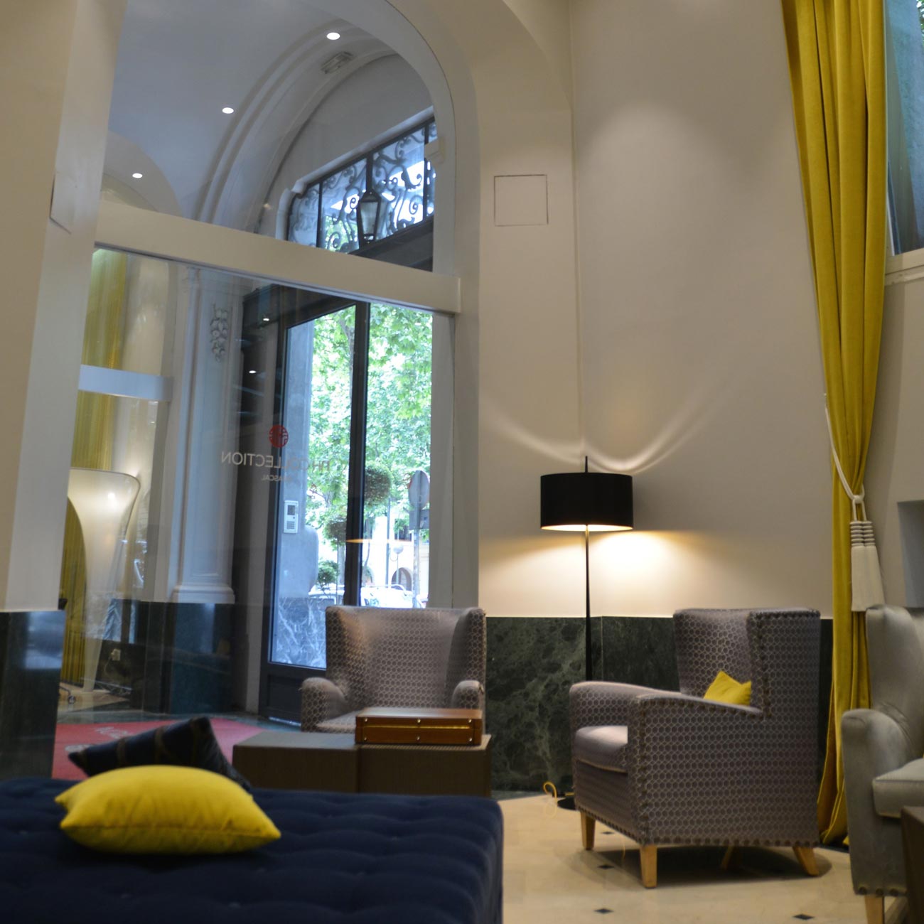 Lola F Floor Lamp in living room.