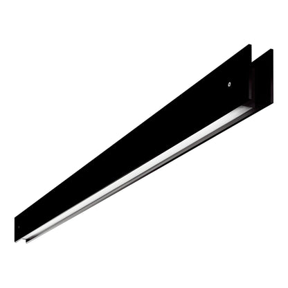 Marc C LED Semi Flush Mount Ceiling Light in Black (98.5-Inch).