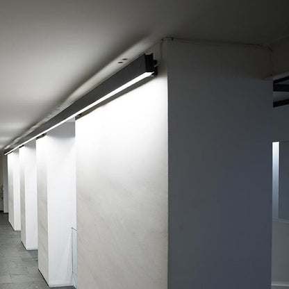 Marc C LED Semi Flush Mount Ceiling Light in office.