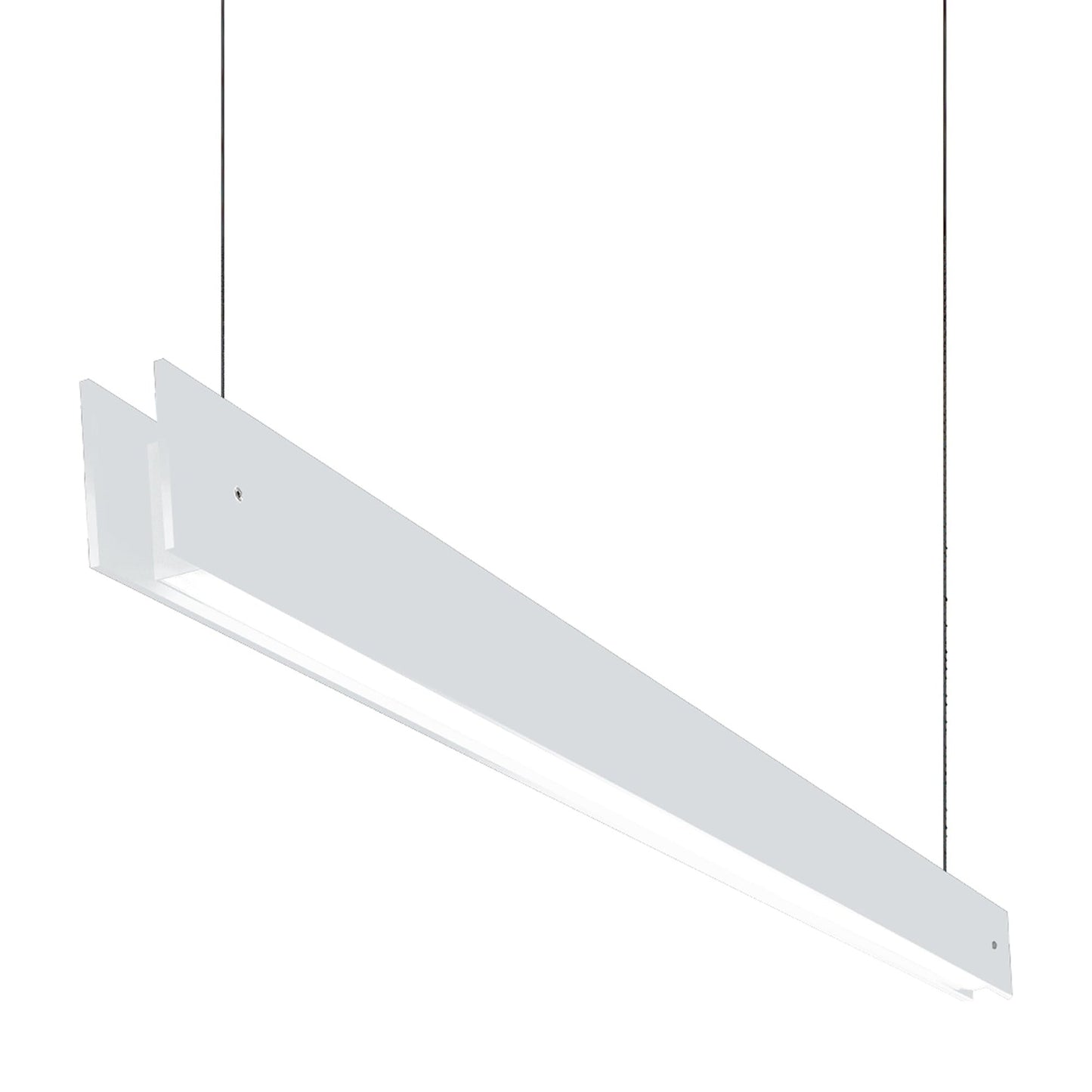 Marc S LED Linear Pendant Light in White (98.5-Inch).
