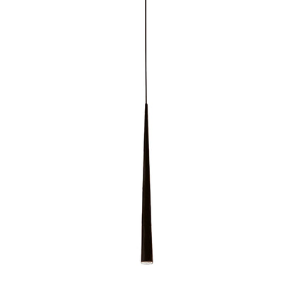 Micro LED Pendant Light in Black (37.75-Inch).