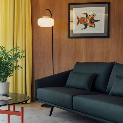 Misko F Floor Lamp in living room.