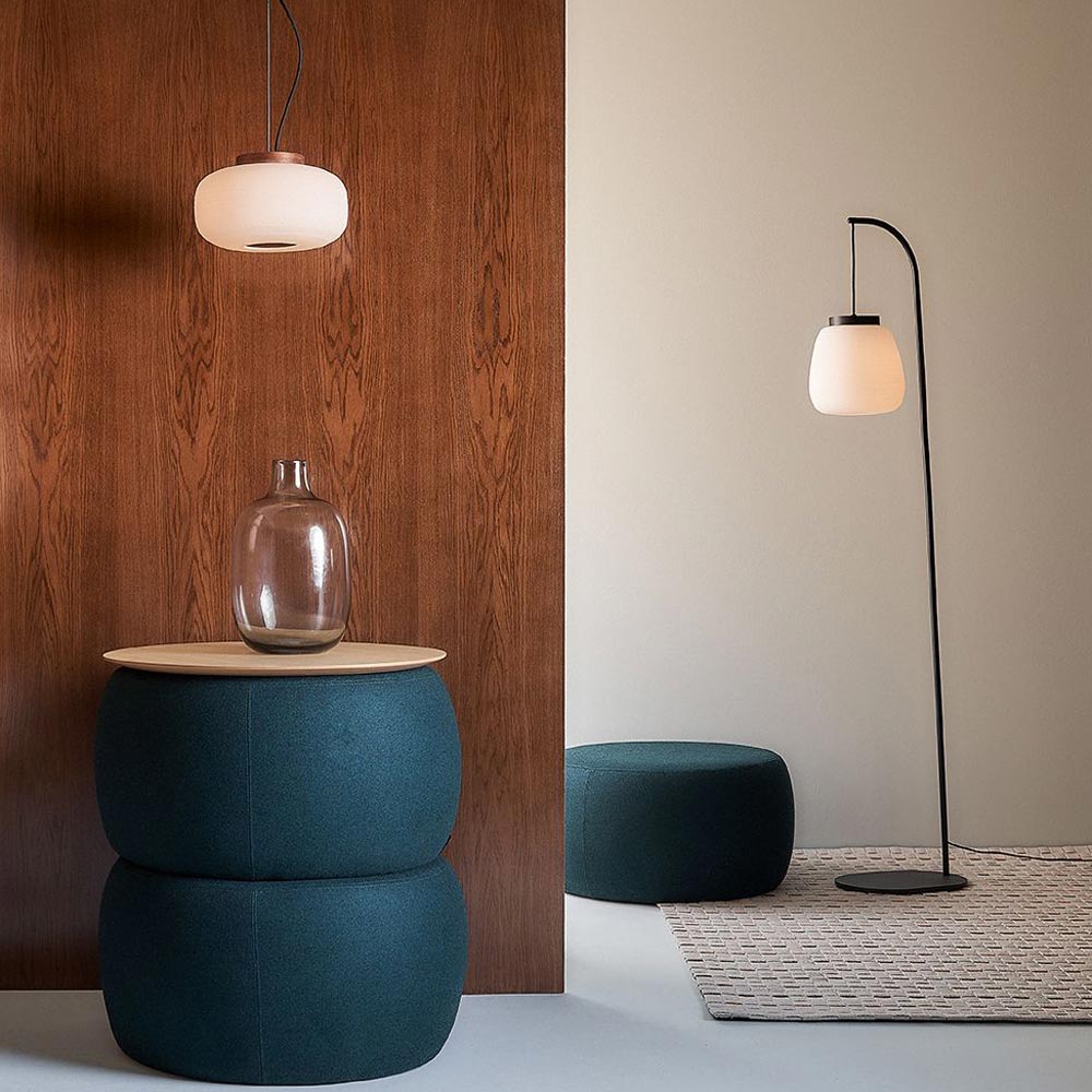 Misko F Floor Lamp in living room.